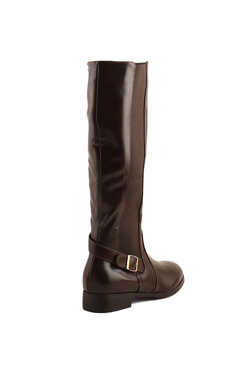 Formal Long Shoes I53090-Coffee