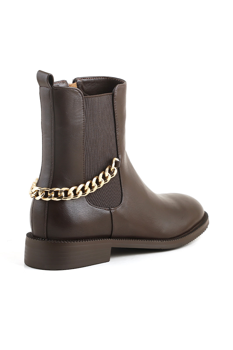 Formal Long Shoes I53092-Brown