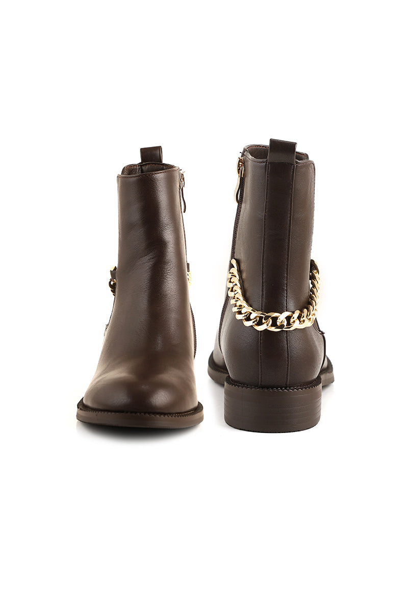 Formal Long Shoes I53092-Brown