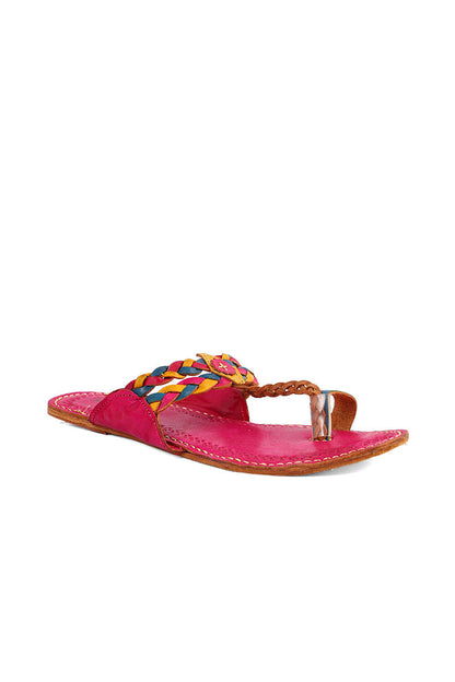 Ethnic Kolapuri I80052-Red