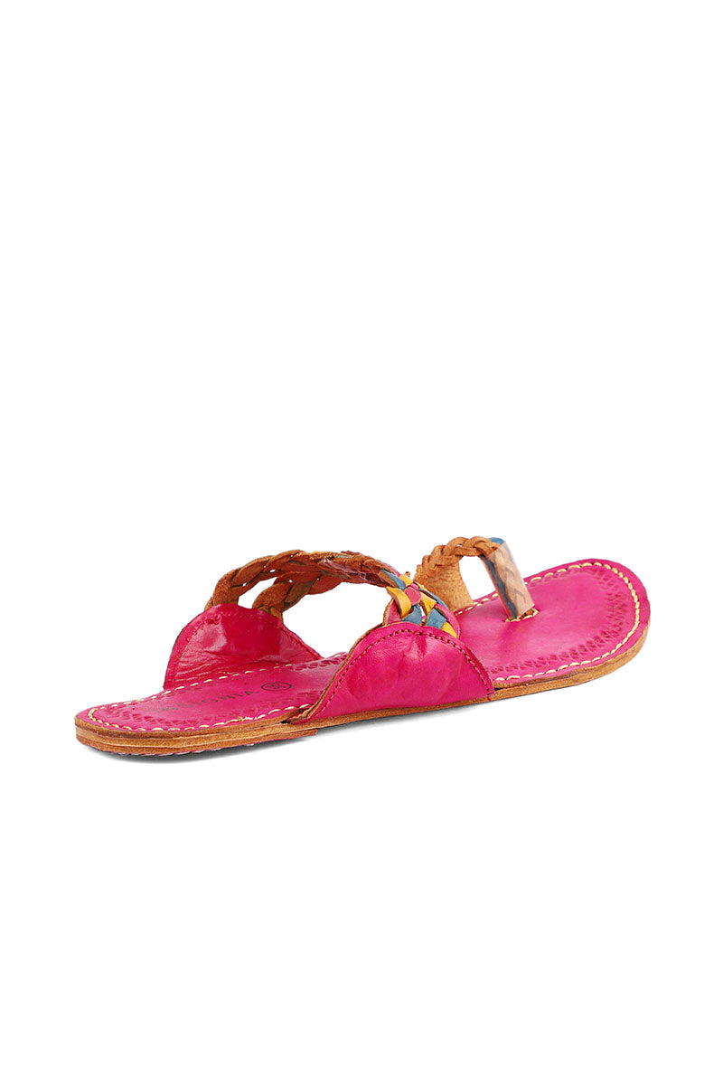Ethnic Kolapuri I80052-Red