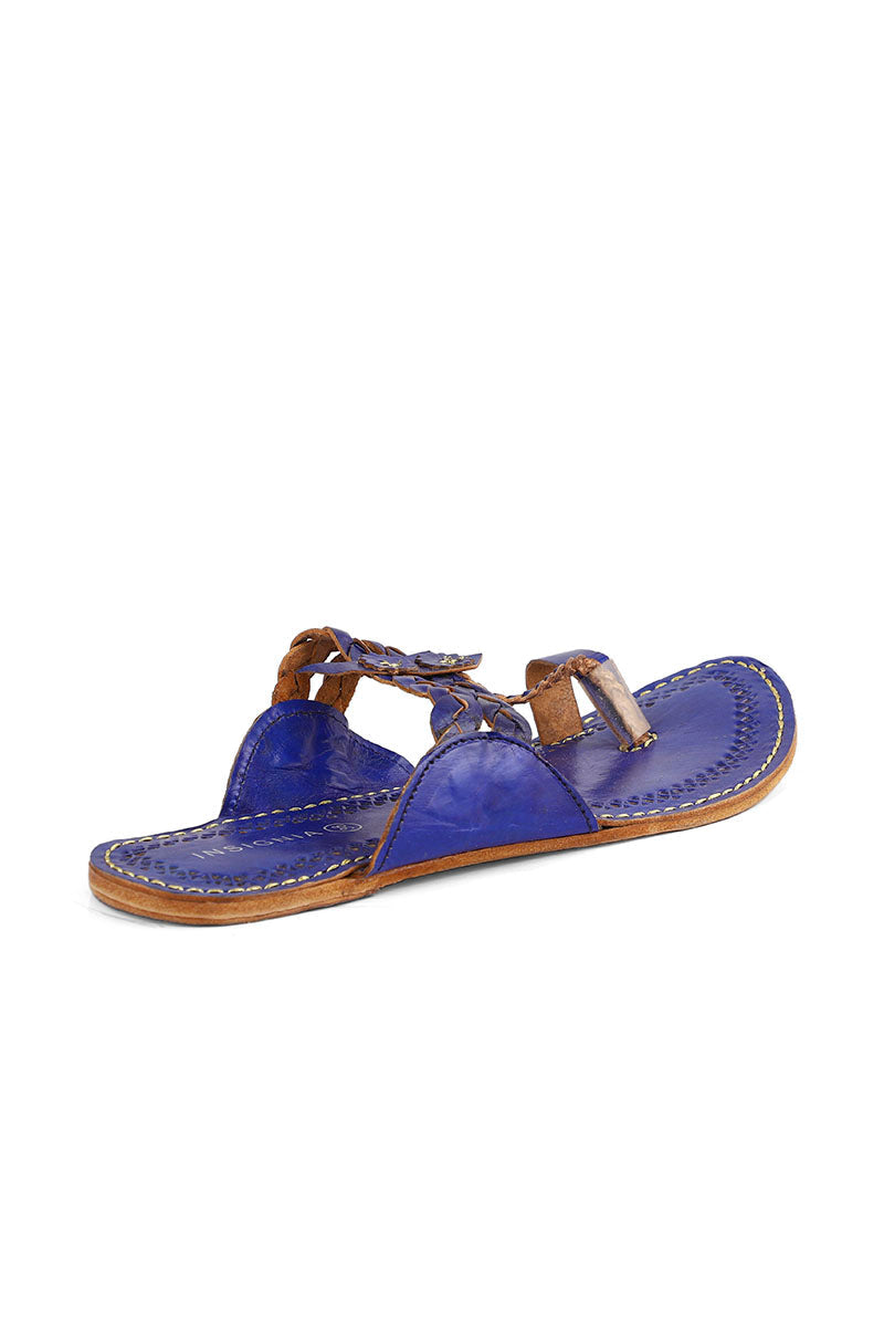 Ethnic Kolapuri I80066-Blue