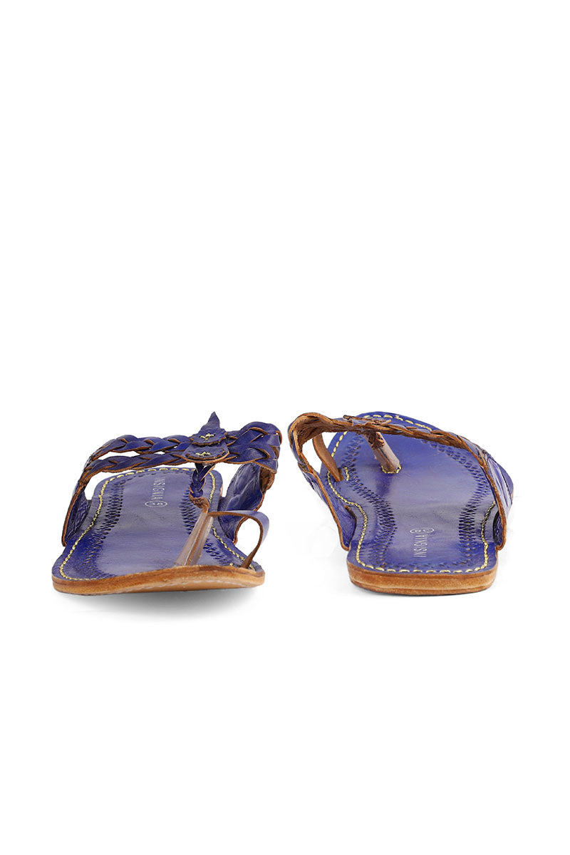 Ethnic Kolapuri I80066-Blue