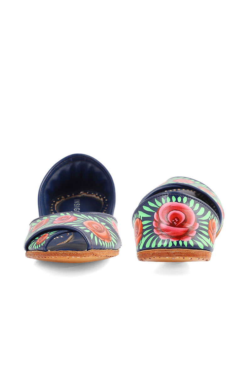 Ethnic Khussa I80079-Navy