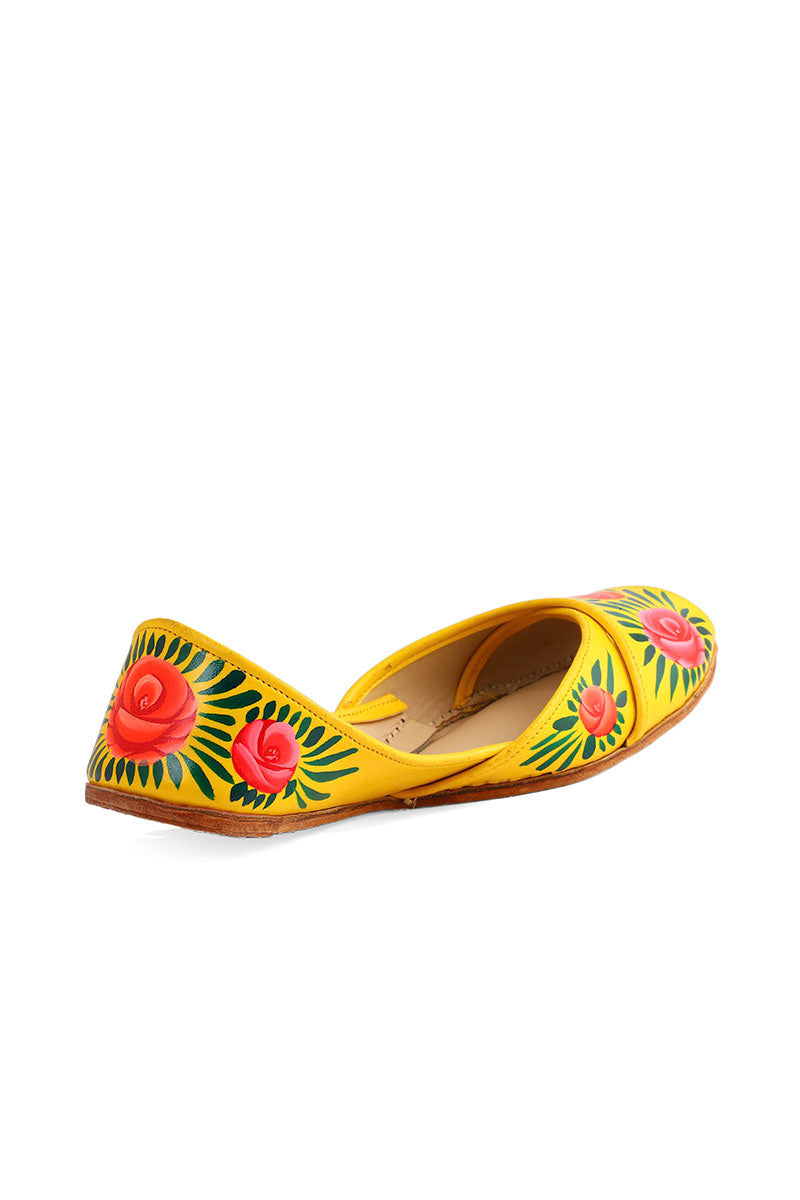 Ethnic Khussa I80079-Yellow