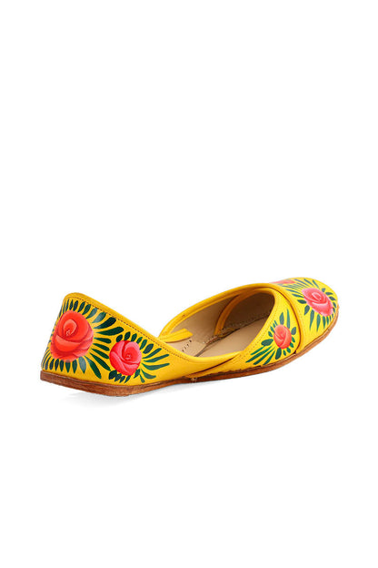 Ethnic Khussa I80079-Yellow