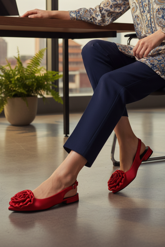 Casual Sling Back IC4005-Fuchsia