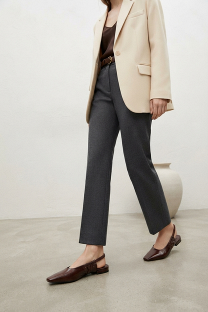Casual Sling Back IC4012-Dark Brown