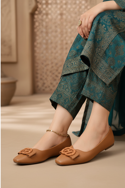 Casual Pumps IC6005-Tan