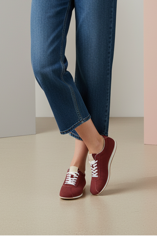 Casual Sneakers IC7536-Maroon