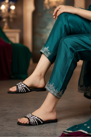 Party Wear Slip On IF0188-Black