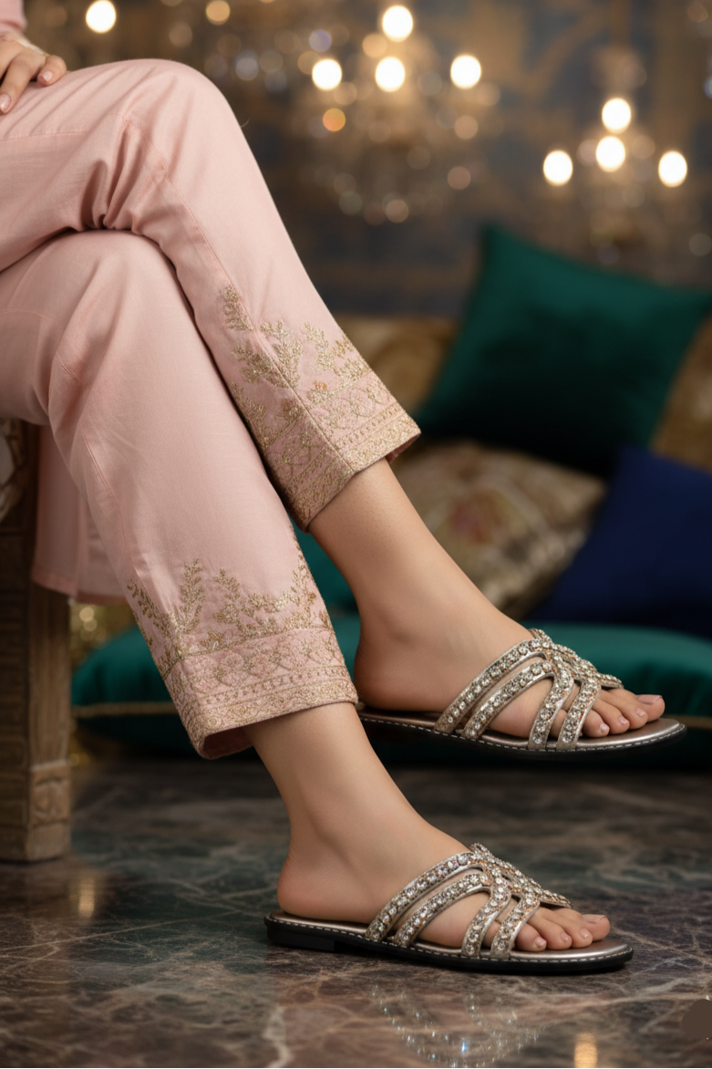 Party Wear Slip On IF0194-Pewter