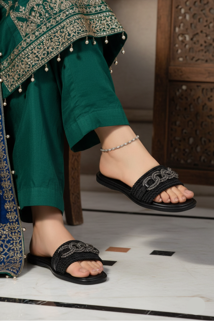 Formal Slip On IF0198-Black