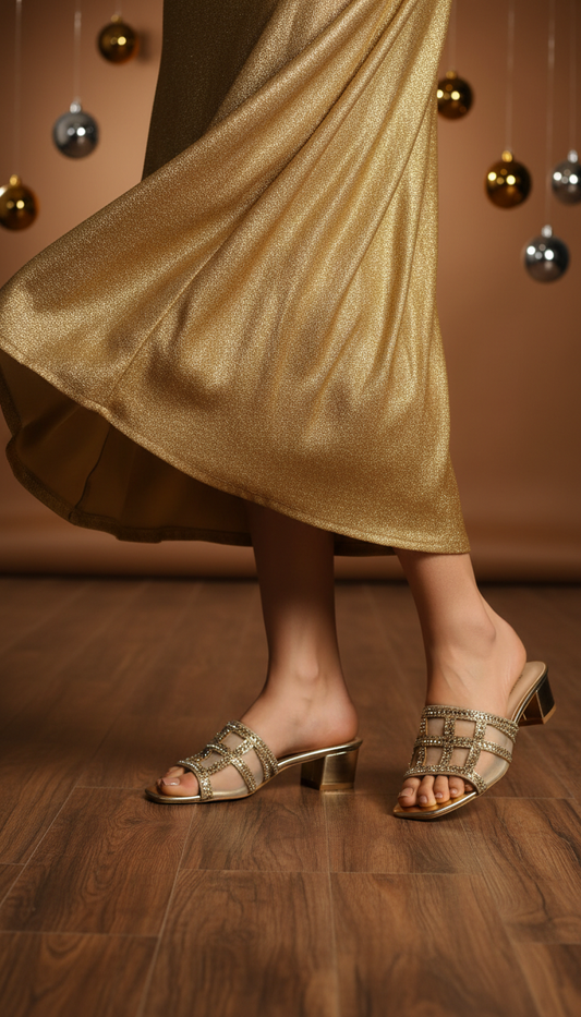 Formal Slip On IF0208-Gold