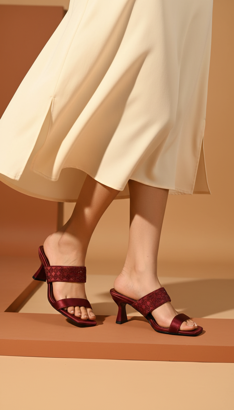 Formal Slip On IF0209-Maroon