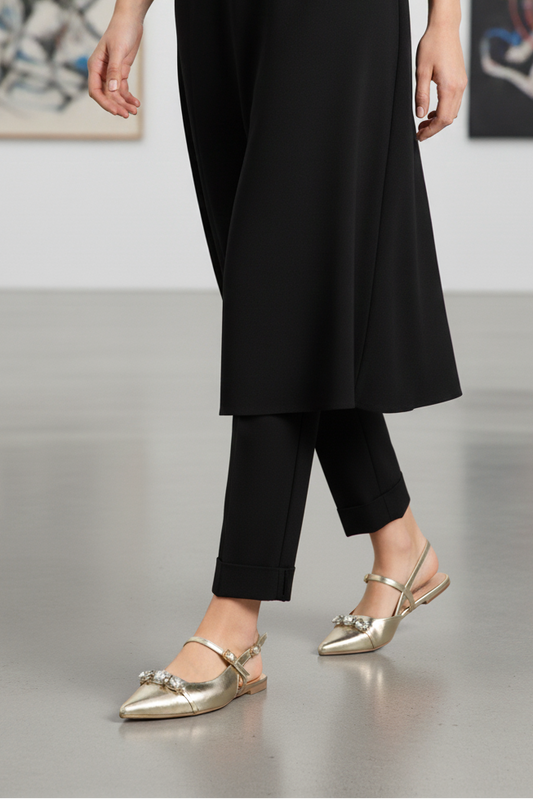 Formal Sling Back IF4054-Dull Gold