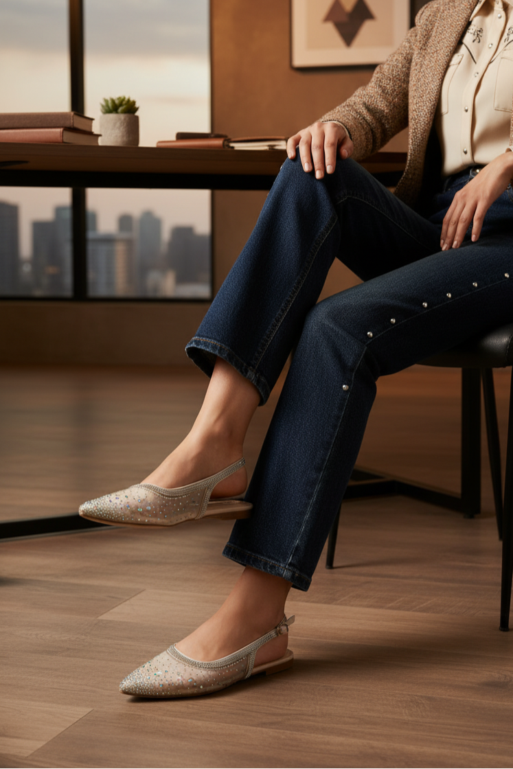 Formal Sling Back IF4063-Gold