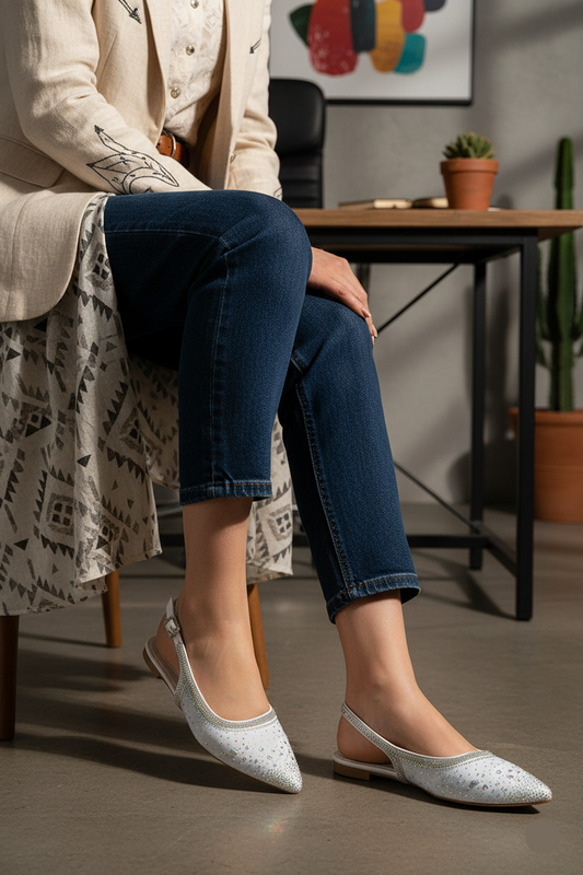 Formal Sling Back IF4063-White