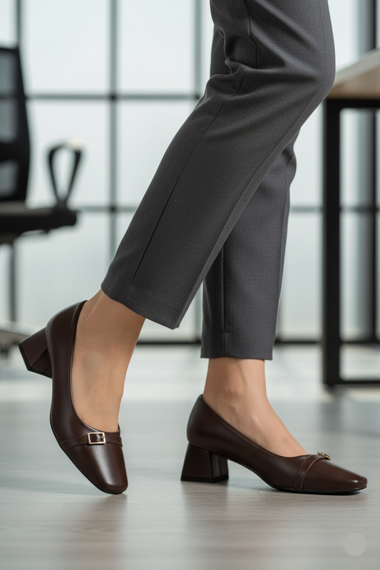 Formal Court Shoes IF5054-Dark Brown