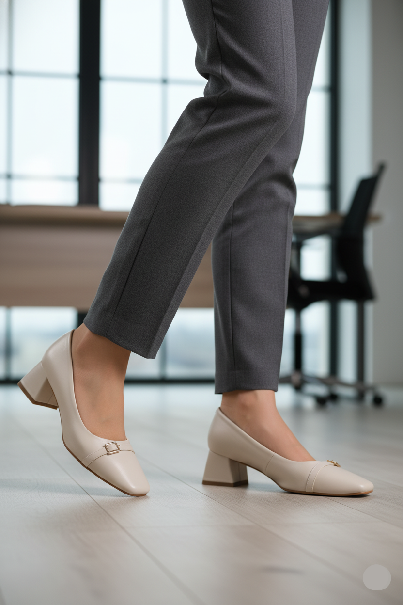 Formal Court Shoes IF5054-Off White