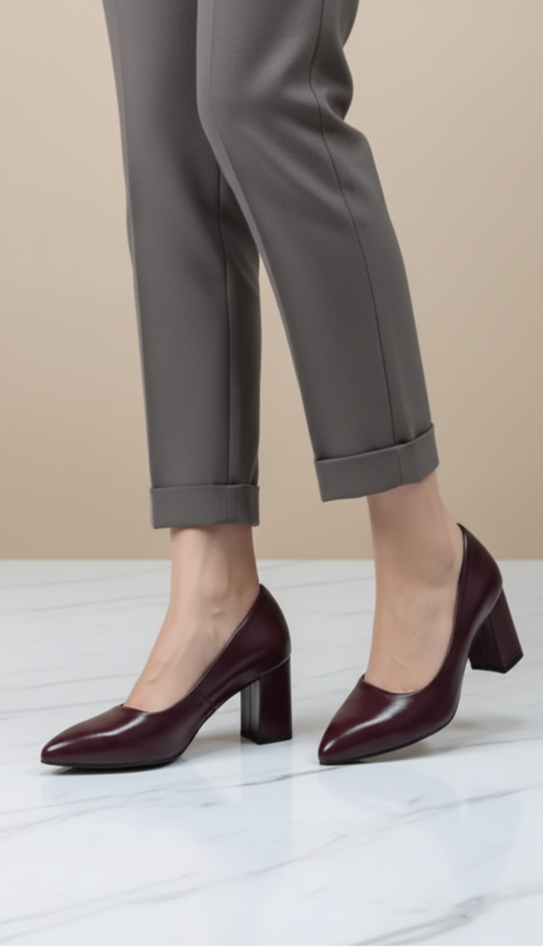 Formal Court Shoes IF5070-Maroon