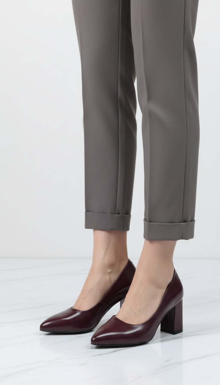 Formal Court Shoes IF5070-Maroon