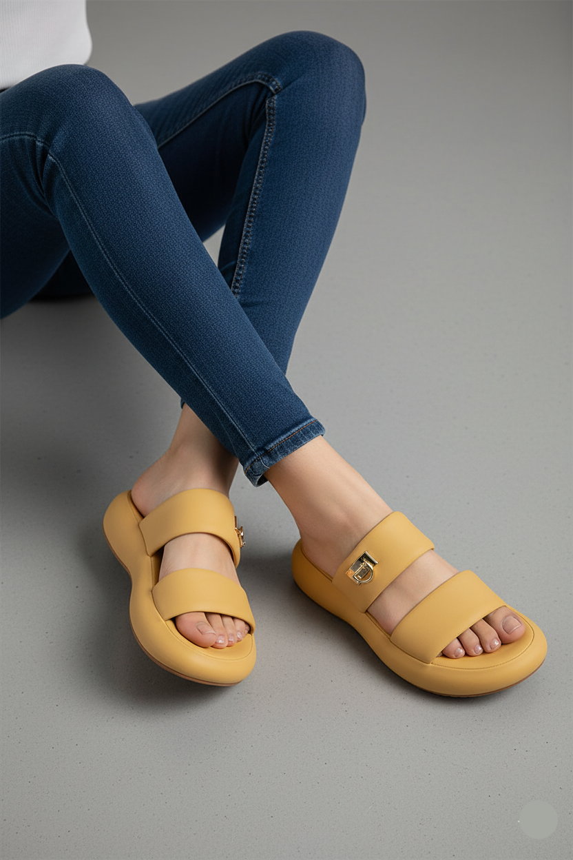 Comfort Slip On IK0050-Mustard