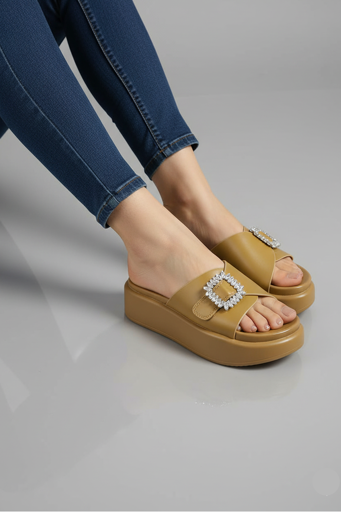 Comfort Slip On IK0059-Mustard