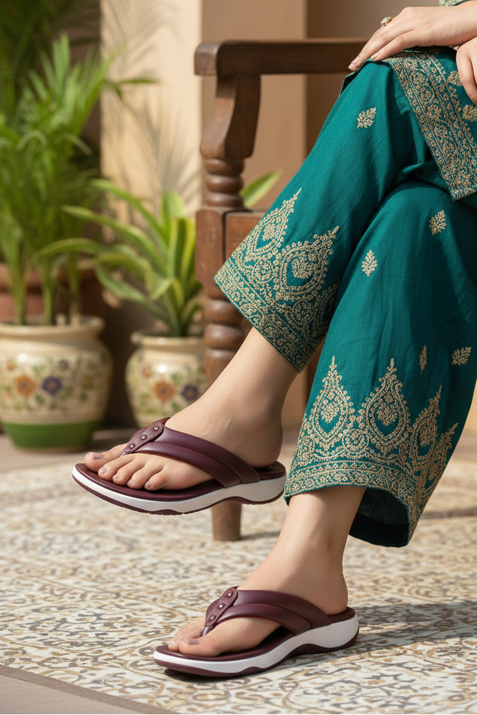 Comfort Thong IK3006-Maroon