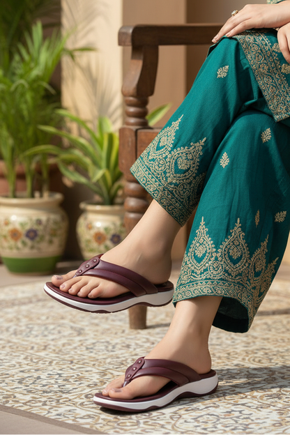 Comfort Thong IK3006-Maroon