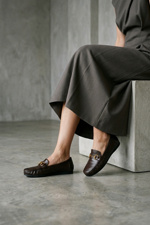 Comfort Moccasin IK7039-Dark Brown
