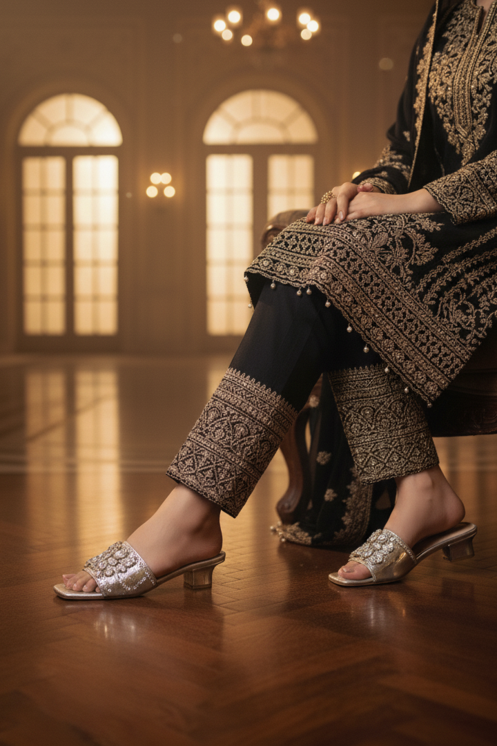 Party Wear Slip On IP0053-Silver