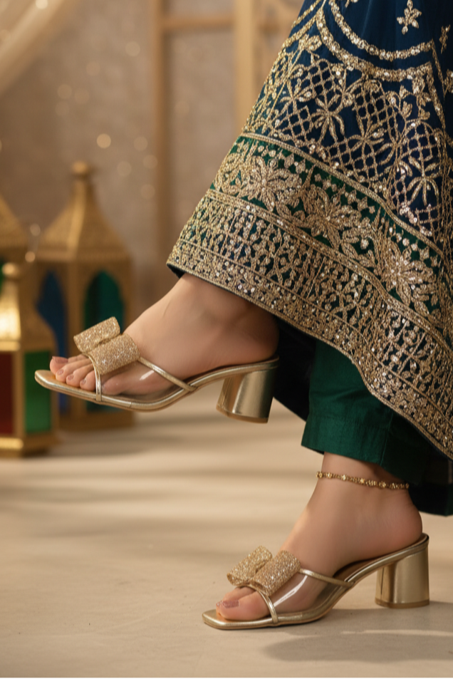 Party Wear Slip On IP0072-Gold