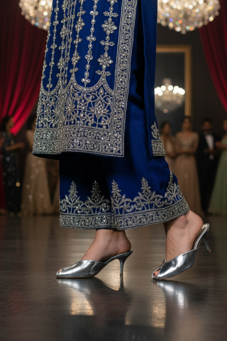 Party Wear Slip On IP0075-Silver