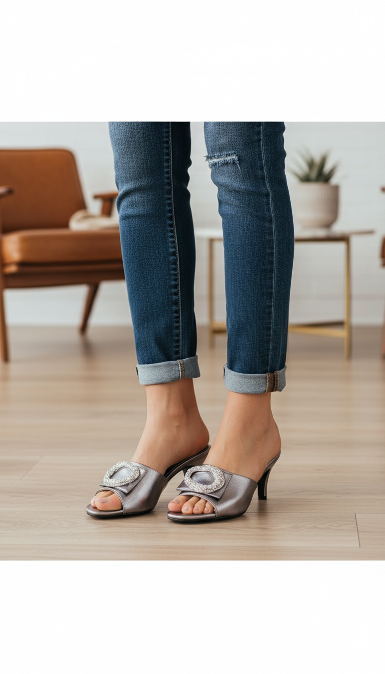 Party Wear Slip On IP0081-Pewter