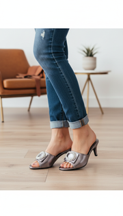 Party Wear Slip On IP0081-Pewter