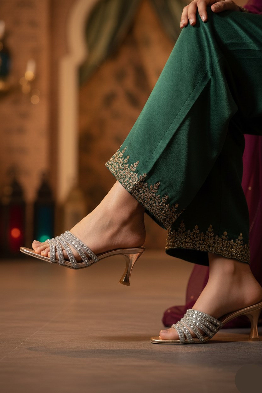 Party Wear Slip On IP0092-Silver