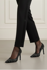 Party Wear Court Shoes IP5021-Black