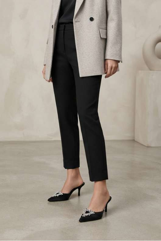 Party Wear Mule IP8515-Black