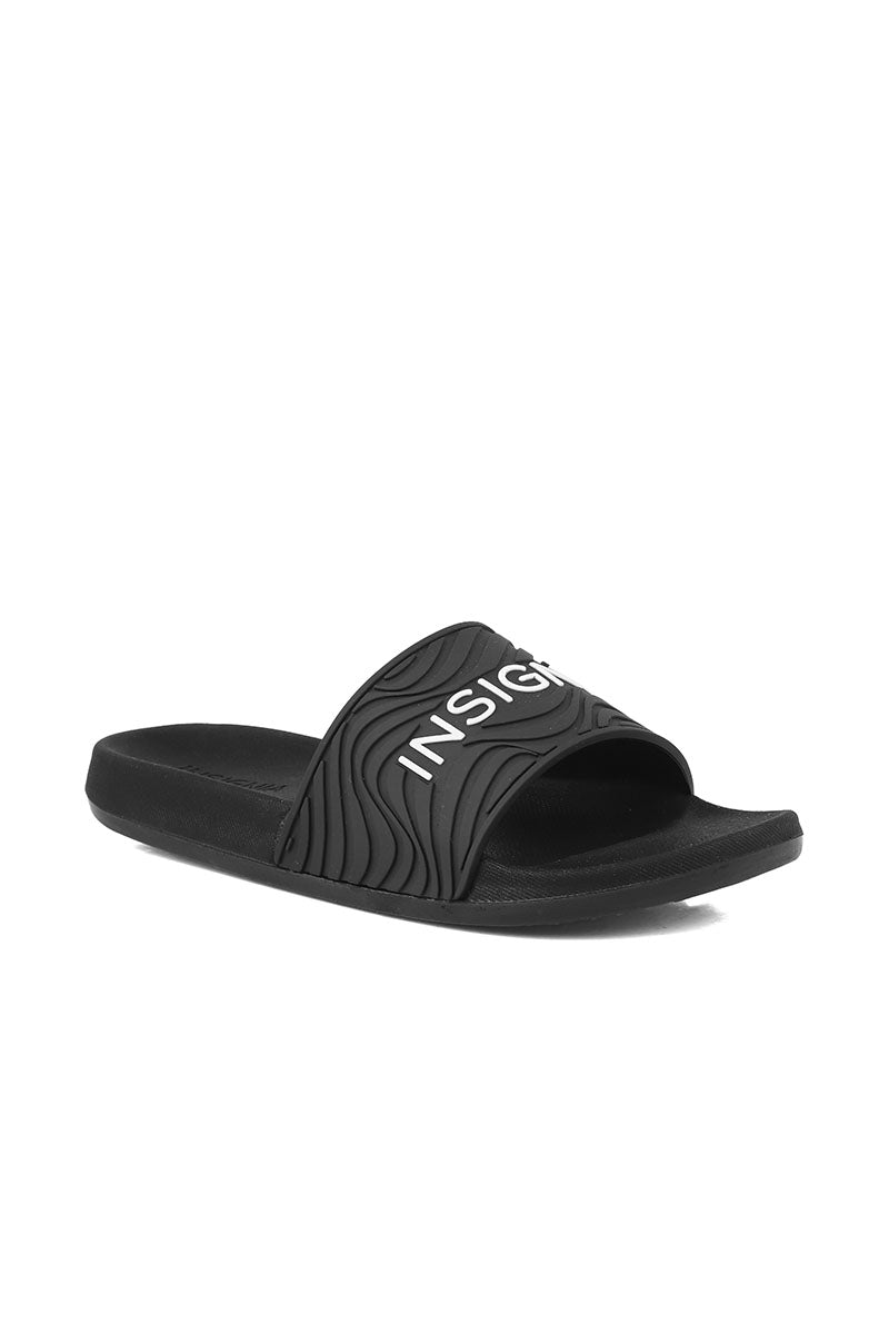 Men Casual Slipper M18033-Blkwht