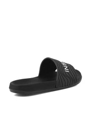 Men Casual Slipper M18033-Blkwht