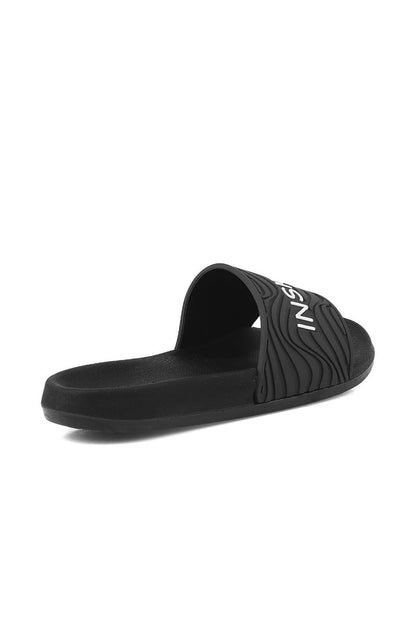 Men Casual Slipper M18033-Blkwht
