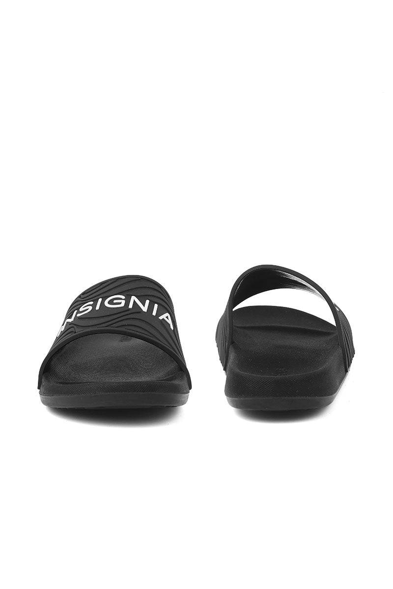Men Casual Slipper M18033-Blkwht