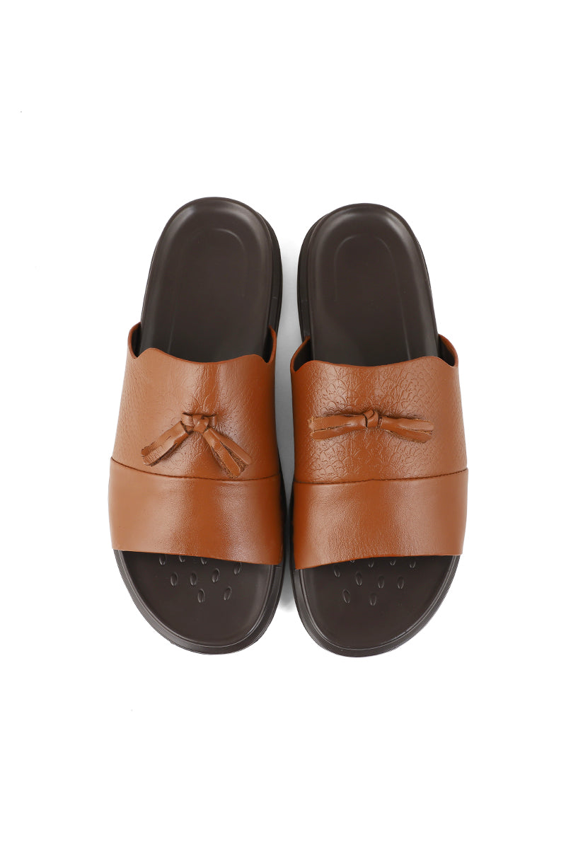Men Casual Slipper M18038-Mustard