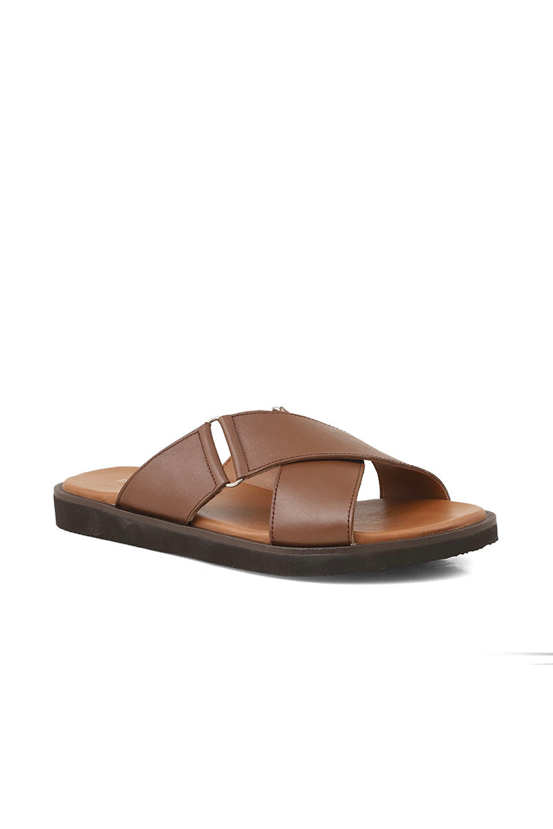 Men Casual Slipper M18042-Brown