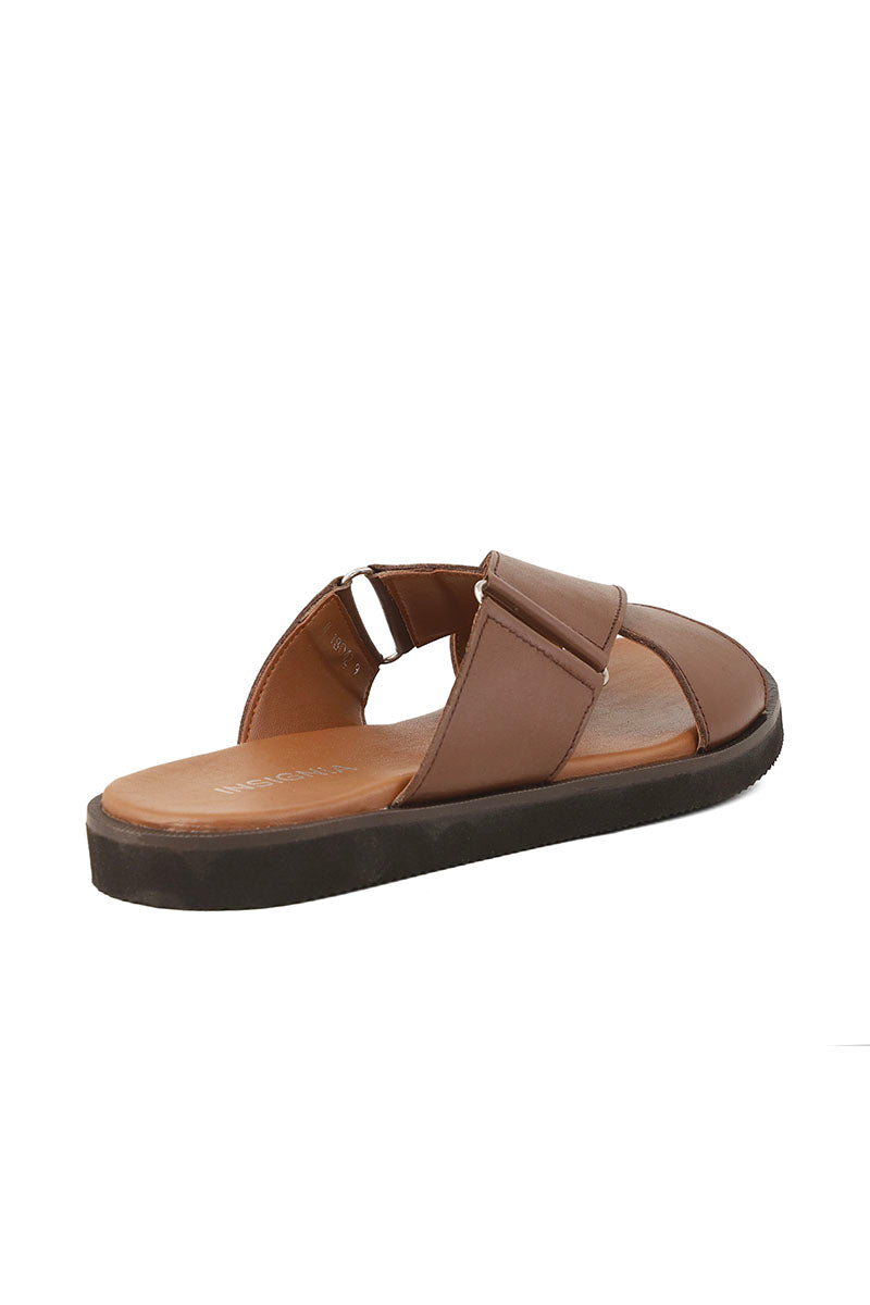 Men Casual Slipper M18042-Brown