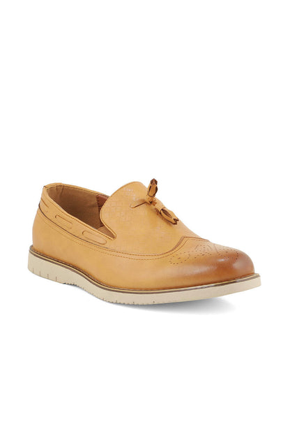 Men Casual Shoe/Moccs M22057-Mustard