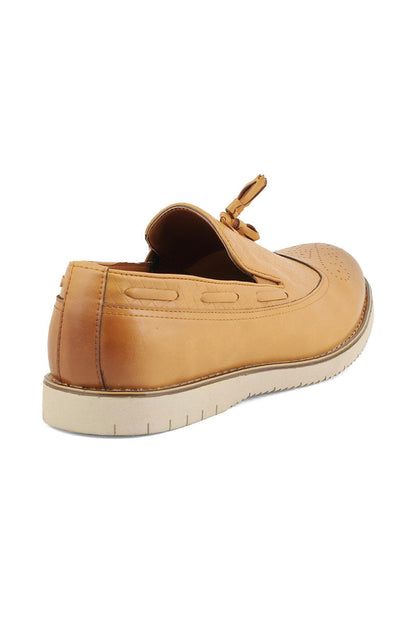 Men Casual Shoe/Moccs M22057-Mustard