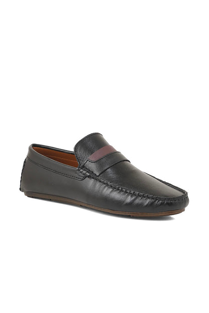 Men Casual Driving Mocs M22072-Black