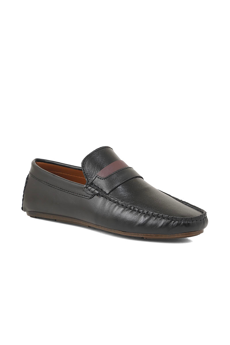 Men Casual Driving Mocs M22072-Black